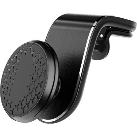 Jetcco Support Téléphone Voiture Magnétique Support Portable Voiture Rotation 360° Porte Smartphone Voiture Adhésif Noir (1/4)