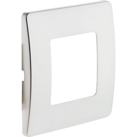 Zenitech – Plaque de finition métal Venus – Montage clipsable rapide – Compatible mécanismes série – Design contemporain pour intérieur