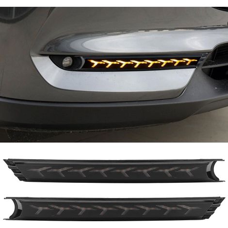 Stück LED-Tagfahrleuchten mit dynamischer Signalfunktion, passend für Mazda CX-5 17-19 (1/5)