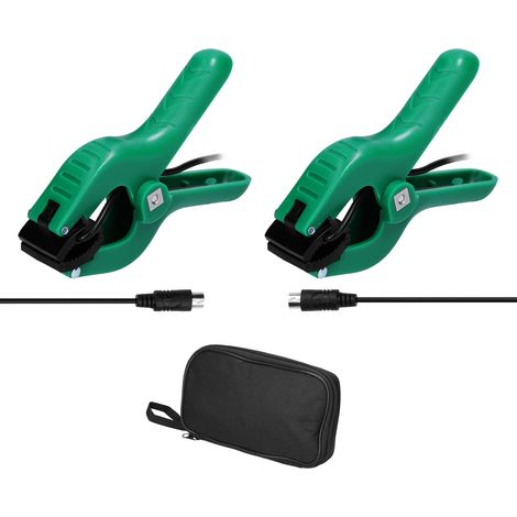 Outil portable de pinces capteur pour mesure température, accessoire manomètre frigo clim avec sac rangement (1/5)