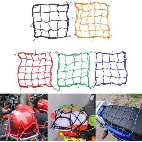 Accessoires de modification pour motos : sac en filet, sac en filet pour casque rétro, sac en filet pour coffre, sac en filet pour casque (une pièce) (1/5)