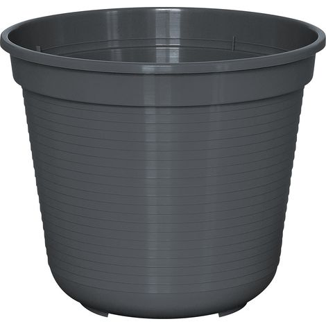 Geli Pflanztopf Standard Ø 26 x 21,5 cm anthrazit Blumentöpfe & Übertöpfe