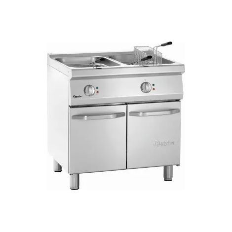 Friteuse sur Coffre - 2 Cuves de 23 Litres 30 kW - Bartscher