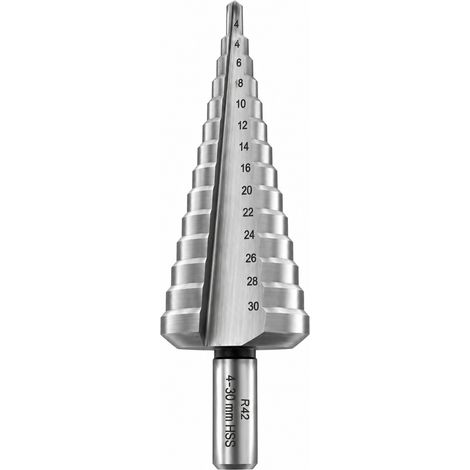 FORET ETAGE ACIER METAL DIAMETRE 6-30 ETAGE TOUS LES 2 MM - 808.000.630 - LEMAN (1/5)