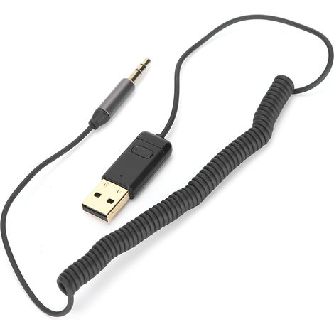 Adaptateur Bluetooth Voiture Émetteur Récepteur 2-en-1 avec Connexion AUX (1/5)