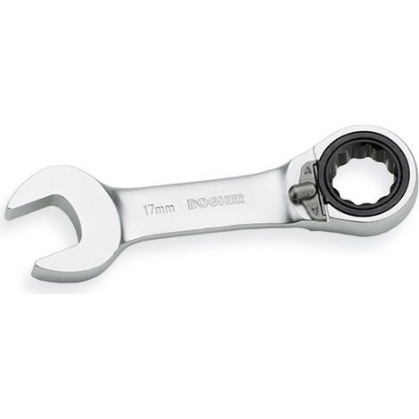 Clé mixte à cliquet courte CrV, 19 mm  DOGHER 459-19
