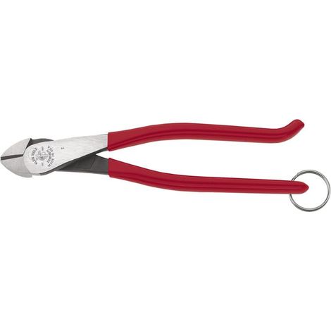 Pince coupante diagonale pour ferronnier, design à effet de levier élevé, anneau fendu pour attache, 20,3 cm (1/5)