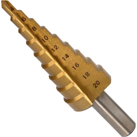 Hss-Stufenbohrer Ø 4 bis 20 mm. (1/2)