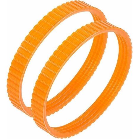 Lot de 2 courroies d'entraînement pour rabot 1900B – Longueur 238 mm – Largeur 9,6 mm – Double denture pour faible bruit (1/4)
