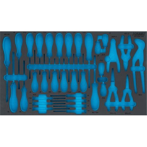 Hazet 2-Komponenten Weichschaumeinlage 163-604LN, (LxB) 691 x 392 mm (1/2)