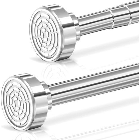 Tringle à rideau de douche télescopique en acier inoxydable 35-60 cm (1/5)