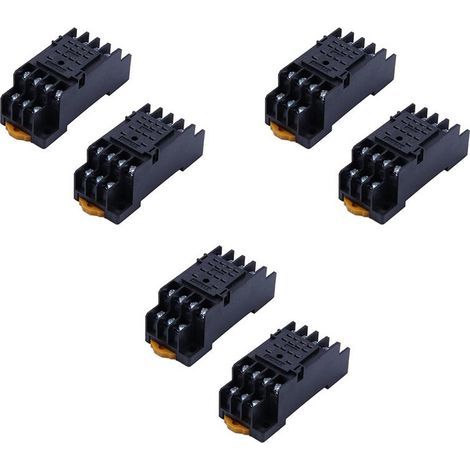 PièCes Pyf14A Rail Din Socle de Prise de Relais de Puissance 14 Broches pour My4Nj Hh54P My4 (1/2)