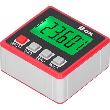 Digitaler Neigungsmesser, Mini-Wasserwaage, Winkelmesser, elektronischer Winkelmesser, 360°-Messung (1/5)