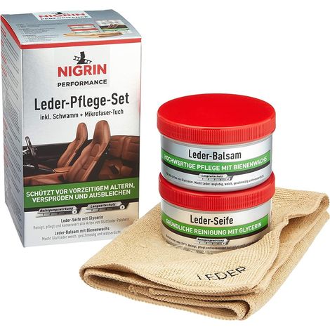 Nigrin Performance Lederpflege Set 4-teilig Autopflege (1/5)