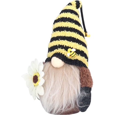 Poupée gnome sans visage, adorable abeille, jouet nain sans visage pour la Journée mondiale des abeilles, décoration pour la maison ou le bureau (homme) (1/5)