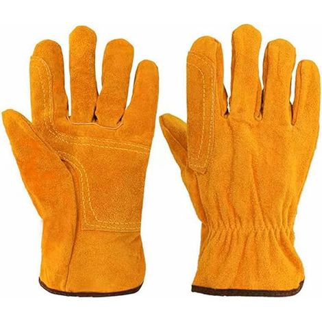 1 paire de gants de protection courts – couleur or (1/5)
