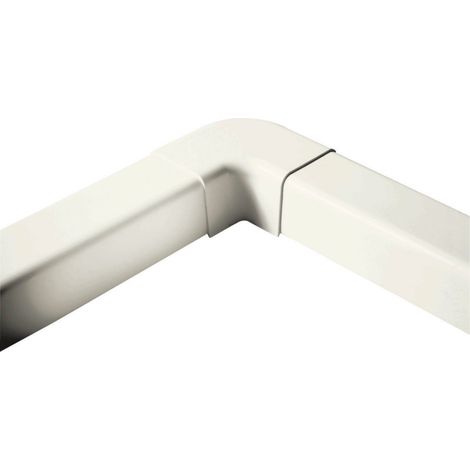 CURVA PIANA PER CANALINA 80 x 60 mm