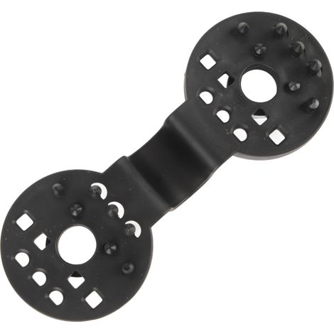 50 clips de fixation ronds en plastique pour toile d'ombrage, filet anti-oiseaux et autres protections solaires pour jardin. (1/5)