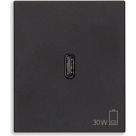 VIMAR - 30298.G Alimentatore USB C 30W PD nero