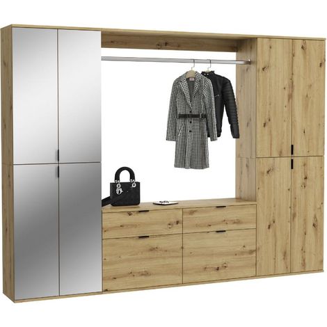 ProjektX Garderobenmöbel Set P1 Eiche Dekor.