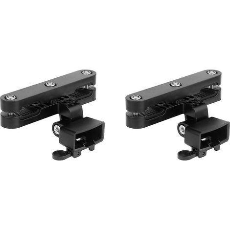 2 supports de fixation pour feu arrière de selle de vélo, fixation sur rails, support de feu arrière LED pour selle de vélo (1/4)