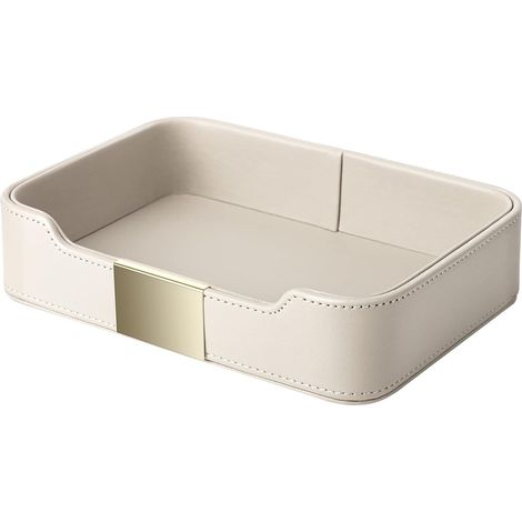 Plateau de Service pour Table d'entrée (Métal doré, Gris) (1/5)