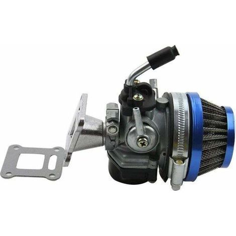 pair Mini moto carburateur moteur 2 temps 49 cc 47 cc 43 cc Carbu avec filtre à air adapté pour mini Pocket Bike Go Kart Quad Dirt Bike ATV etc.-Fei Yu (1/3)