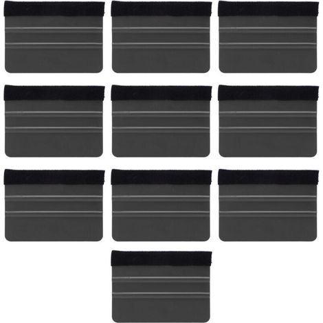 10-teiliges professionelles Anti-Kratz-Vinylrakel-Set für Vinylfolien, Elektronikreparaturen, Verpackungen, Schwarz (1/5)