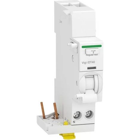 Schneider A9Y63625 vigi acti9 1p+n - tipo ac - 25a - 300ma blocco differenziale