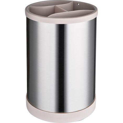 Organizador de utensilios con estantes, almacenamiento de encimera de acero inoxidable – (1/5)