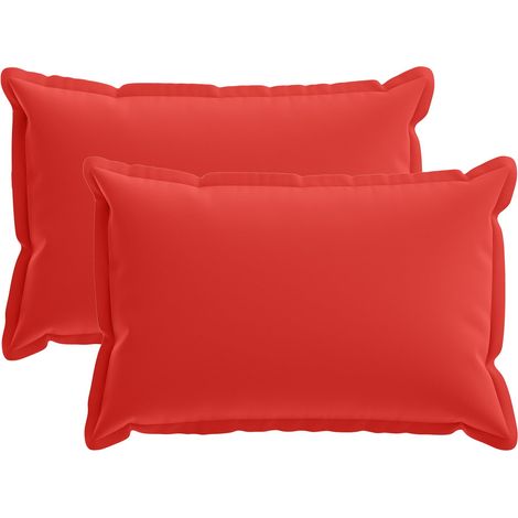 Kissenbezug 2 stk. HOUTEN Rot 50 x 70 cm Polyester vidaXL (1/5)