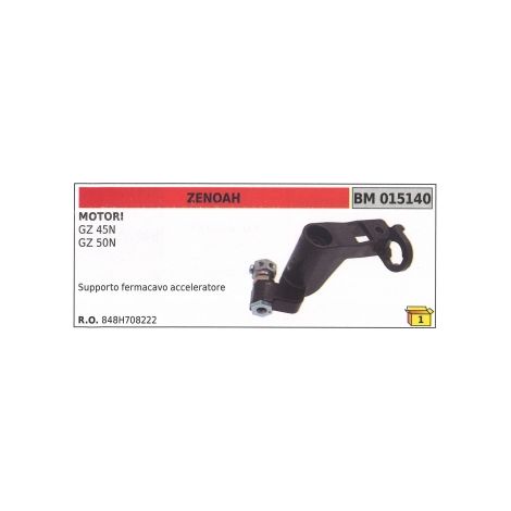 Supporto fermacavo acceleratore ZENOAH motore decespugliatore GZ 45N - GZ 50N
