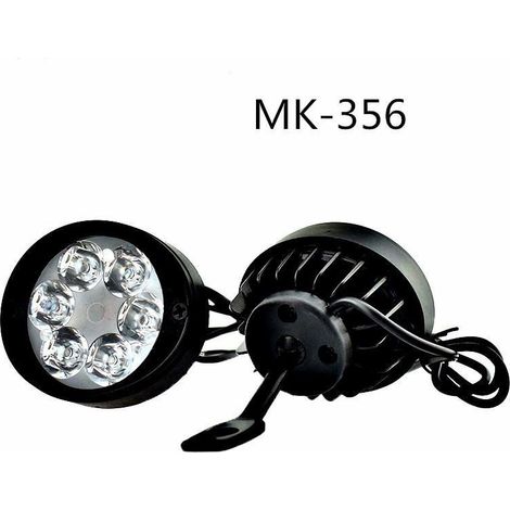 6led Phares De Moto Projecteurs Antibrouillard Rétroviseur Modifié Phares Led (1/5)