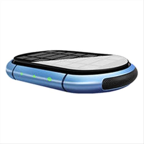USB-Solar-Lufterfrischer fürs Auto, Negativ-Ionen-Generator, Dreischichtfilter für den Fahrzeuginnenraum, Autozubehör, Blau (1/5)