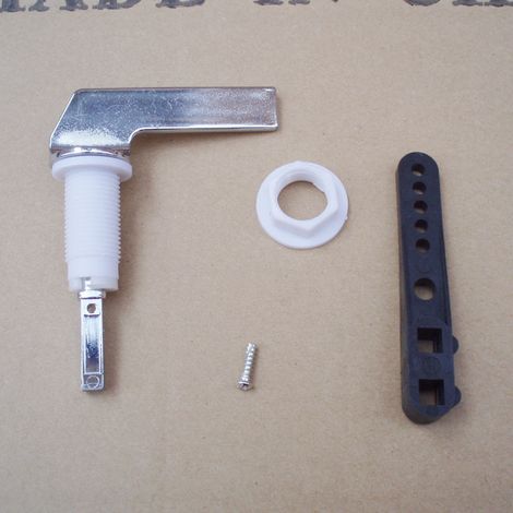 Clé pour réservoir de toilettes, clé en alliage de zinc, abattant de toilettes, levier de bouton de toilette nigérian. (1/3)