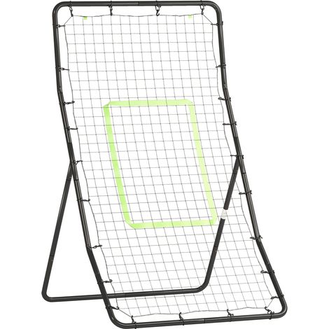 Rebotador de fútbol Kickback Rebounder Tor 90 x 80 x 140 cm, en acero y PE, negro (1/5)