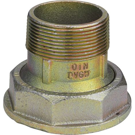 Gaszähler-Anschlussverschraubung G2327 in R3/4 Temperguss (1/2)