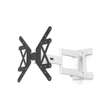 Support TV mural, pivotable, inclin., bras lg, 165cm (65"), jus. 50kg