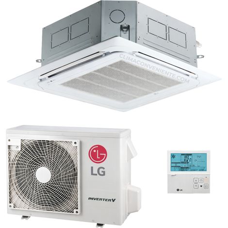 Aire acondicionado Cassette 4 v铆as Reversible LG Compact A++/A+ 24000 BTU / 7.0 kW Inverter (CT24F NB0 + UUB1.UL0) (1/5)