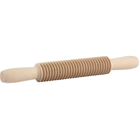 Rodillo para pasta Kuchenprofi, tallar tagliatelle 5 mm, madera de carpe, longitud 31 cm (1/2)
