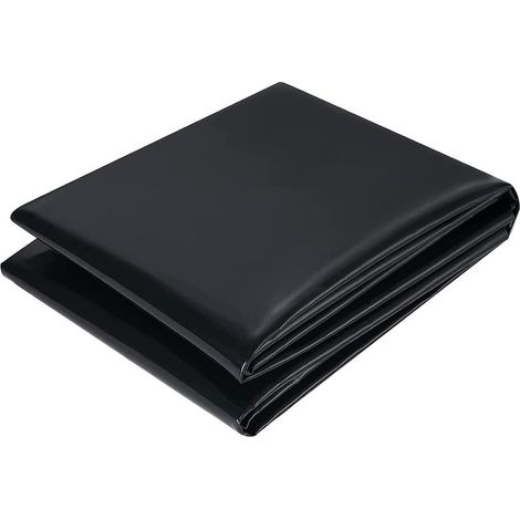 1 Bâche Bassin 3m x 4m, Liner HDPE Noir 0.2mm, Étanche Pour Jardin, Cascade (1/5)