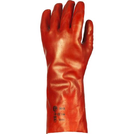 Coverguard EUROTECHNIQUE guante de protección rojo 36 cm (1/2)