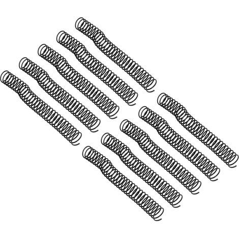 Kit de 10 spirales de reliure grande capacité, peigne à reliure de 31 mm de diamètre intérieur et 30 trous (1/5)