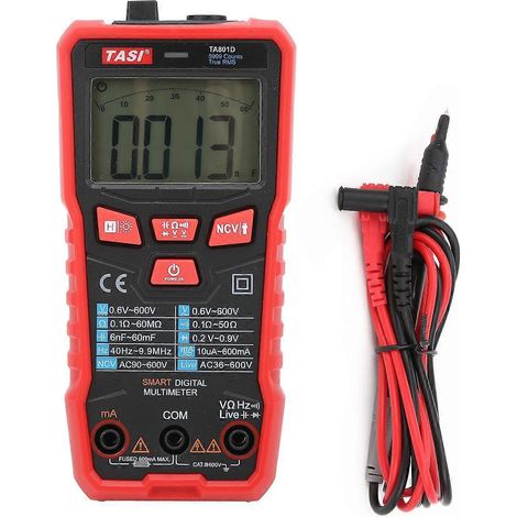 Multimètre numérique automatique TA801D, multimètre intelligent portable pour la maintenance électrique