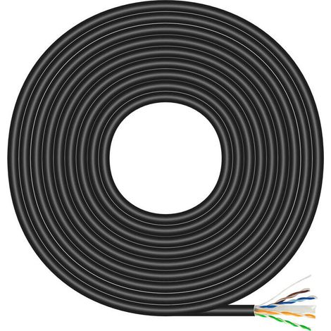 Cable de Red Rígido UTP Categoría 6 Aisens A135-0675 Negro 100 m (1/3)