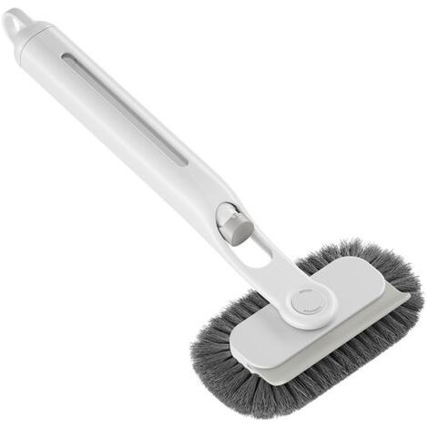 Brosse De Nettoyage pour Douche Brosse Multifonction pour Interstices Et Espaces Étroits avec Distributeur De Savon Outil de Récurage pour Douche, Éviers, Joints de Carrelage, et (1/5)