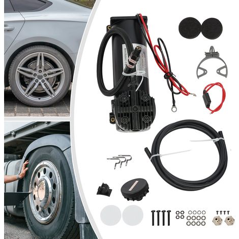 Compresseur de suspension pneumatique portable haute tension - Kit de compresseur d'air haute performance 200 PSI 12 V pour klaxons de voiture - Systèmes de suspension pneumatiques (1/5)