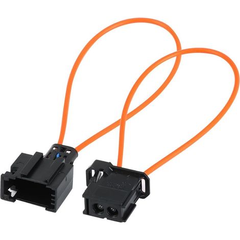 2 Pièces Adaptateur Mâle et Femelle de Dérivation de Boucle, Adaptateur Fibre Optique Loop Bypass Most Fibre Optique Réparation Diagnostic Outil Systèmes pour Benz Audi Mercedes BMW VW Porsche (1/5)