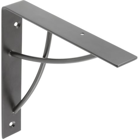 Regalkonsole RK10 schwarz Regalwinkel Regalträger Regalstütze Bodenträger von SOTECH