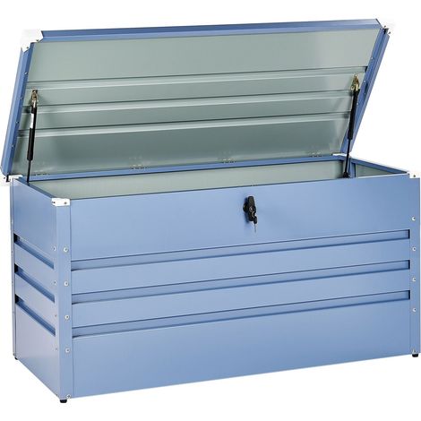 Aufbewahrungsbox CEBROSA 132 cm 62 cm Blau